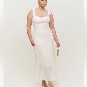 Reformation Nikita Dress Ivory